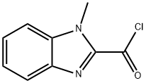 1-METHYL-1H-BENZIMIDAZOLE-2-CARBONYL CHLORIDE,97% Struktur