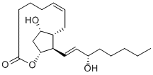 9ALPHA, 11ALPHA, 15S-TRIHYDROXY-PROSTA-5Z, 13E-DIEN-1-OIC ACID, 1,11-LACTONE, 62410-84-8, 結(jié)構(gòu)式