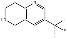 3-methyl-5,6,7,8-tetrahydro-1,6-naphthyridine Struktur