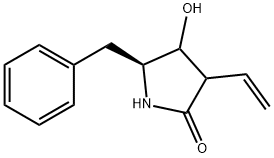 2-Pyrrolidinone, 3-ethenyl-4-hydroxy-5-(phenylmethyl)-, (5S)- (9CI) Struktur