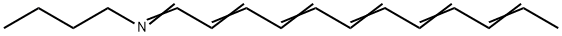 N-(dodec-2,4,6,8,10-pentaenylidene)-n-butylamine Struktur