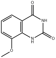 2,4(1H,3H)-Quinazolinedione, 8-Methoxy- Struktur