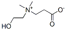 Ethanaminium, N-(2-carboxyethyl)-2-hydroxy-N,N-dimethyl-, inner salt Struktur