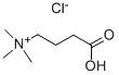 (3-CARBOXYPROPYL)TRIMETHYLAMMONIUM CHLORIDE Struktur