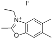 2,5,6-TRIMETHYL-3-ETHYLBENZOXAZOLIUM IODIDE Struktur