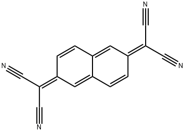 11,11,12,12-TETRACYANONAPHTHO-2,6-QUINODIMETHANE Struktur