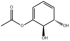 3,5-Cyclohexadiene-1,2,3-triol,3-acetate,(1S,2R)-(9CI) Struktur