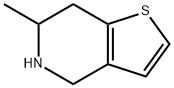 Thieno[3,2-c]pyridine, 4,5,6,7-tetrahydro-6-methyl- (9CI) Struktur