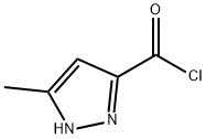 5-Methyl-1H-pyrazole-3-carbonyl chloride Struktur