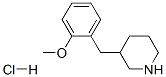 3-(2-METHOXYBENZYL)PIPERIDINE HYDROCHLORIDE Struktur