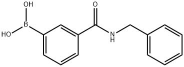 3-芐氨羰基苯硼酸 結(jié)構(gòu)式