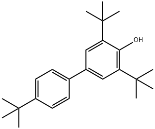 3,4',5-tris(1,1-dimethylethyl)[1,1'-biphenyl]-4-ol Struktur