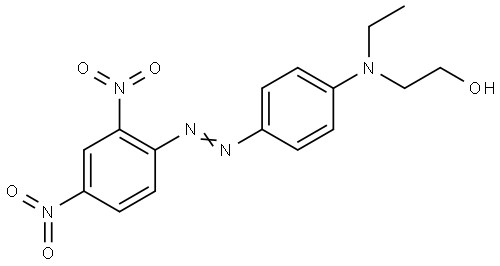 2-[[4-[(2,4-dinitrophenyl)azo]phenyl]ethylamino]ethanol Struktur