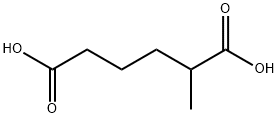 2-Methyladipic acid Struktur