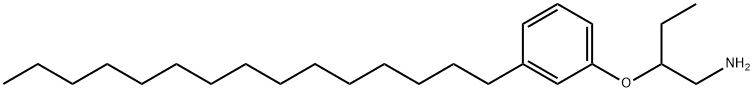 2-(3-Pentadecylphenoxy)-1-butanamine Struktur