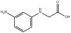 2-(3-aminophenylamino)acetic acid Struktur