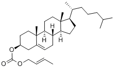 CHOLESTERYL CROTYLCARBONATE Struktur