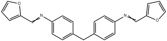 4,4'-methylenebis[N-furfurylideneaniline] Struktur