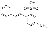 4-aminostilbene-2-sulphonic acid Struktur