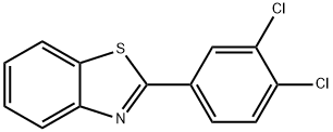 2-(3,4-Dichloro-phenyl)-benzothiazole Struktur