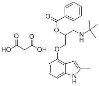 BOPINDOLOL MALONATE Struktur