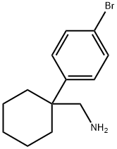 [1-(4-bromophenyl)cyclohexyl]methanamine Struktur