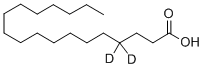 OCTADECANOIC-4,4-D2 ACID Struktur