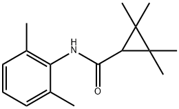 Cyclopropanecarboxamide, N-(2,6-dimethylphenyl)-2,2,3,3-tetramethyl- (9CI) Struktur