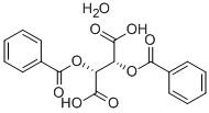 (-)-Dibenzoyl-L-tartaric acid monohydrate Struktur