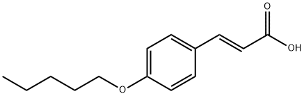 4-AMYLOXYCINNAMIC ACID Struktur