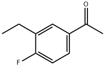 Ethanone, 1-(3-ethyl-4-fluorophenyl)- (9CI) Struktur