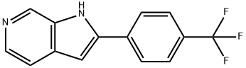 2-(4-TRIFLUOROMETHYLPHENYL)-1H-PYRROLO[2,3-C]PYRIDINE Struktur