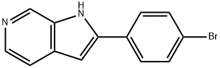 2-(4-BROMOPHENYL)-1H-PYRROLO[2,3-C]PYRIDINE Struktur