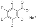 SODIUM BENZOATE-D5 Struktur