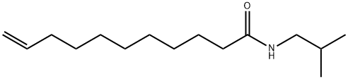 N-Isobutyl-10-undecenamide Struktur