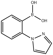 2-PYRAZOL-1-YL-PHENYL-BORONIC ACID Struktur