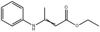 Ethyl 3-anilinobut-2-enoate Struktur