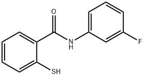 Benzamide, N-(3-fluorophenyl)-2-mercapto- (9CI) Struktur