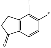 4,5-Difluoroindan-1-one Struktur