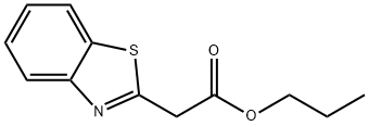 PROPYL 2-(BENZO[D]THIAZOL-2-YL)ACETATE Struktur