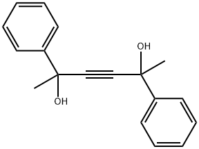 2,5-diphenylhex-3-yne-2,5-diol Struktur