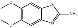 5,6-DIMETHOXY-1,3-BENZOTHIAZOL-2-AMINE Struktur