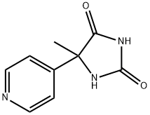 5-Methyl-5-pyridin-4-yl-imidazolidine-2,4-dione Struktur