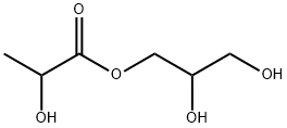 2,3-dihydroxypropyl 2-hydroxypropanoate Struktur