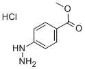 4-HYDRAZINOBENZOIC ACID METHYL ESTER HYDROCHLORIDE Struktur