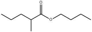 BUTYL-2-METHYLVALERATE Struktur