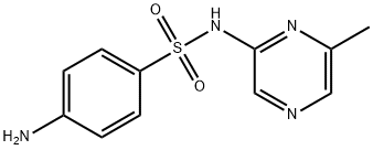 4-amino-N-(6-methylpyrazin-2-yl)benzenesulfonamide Struktur