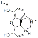 Morphine hydroiodide Struktur