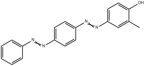 4-[4-(PHENYLAZO)PHENYLAZO]-O-CRESOL Structure