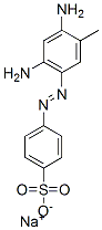 sodium p-[(4,6-diamino-m-tolyl)azo]benzenesulphonate  Struktur